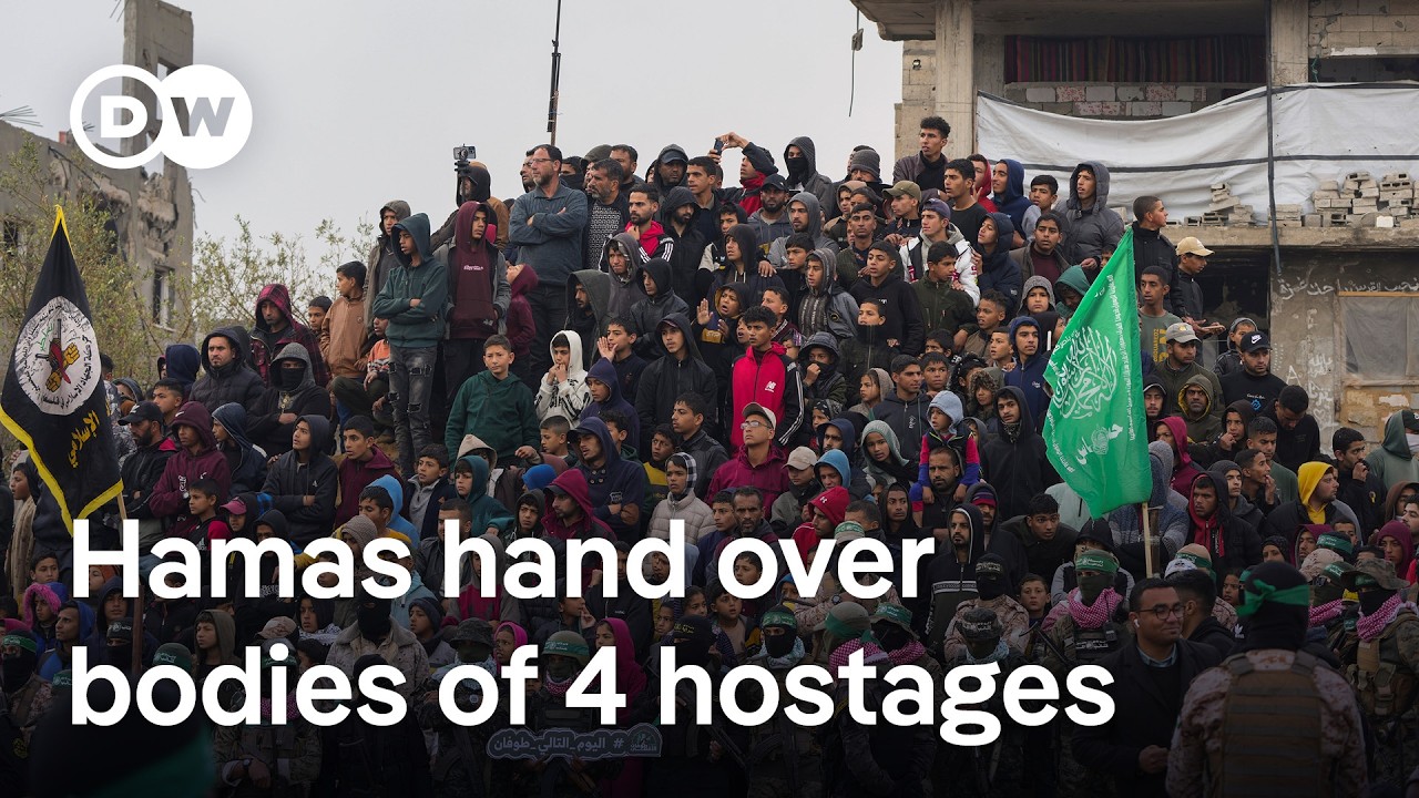 Gaza: Hamas hand over bodies of 4 Israli hostages | DW News