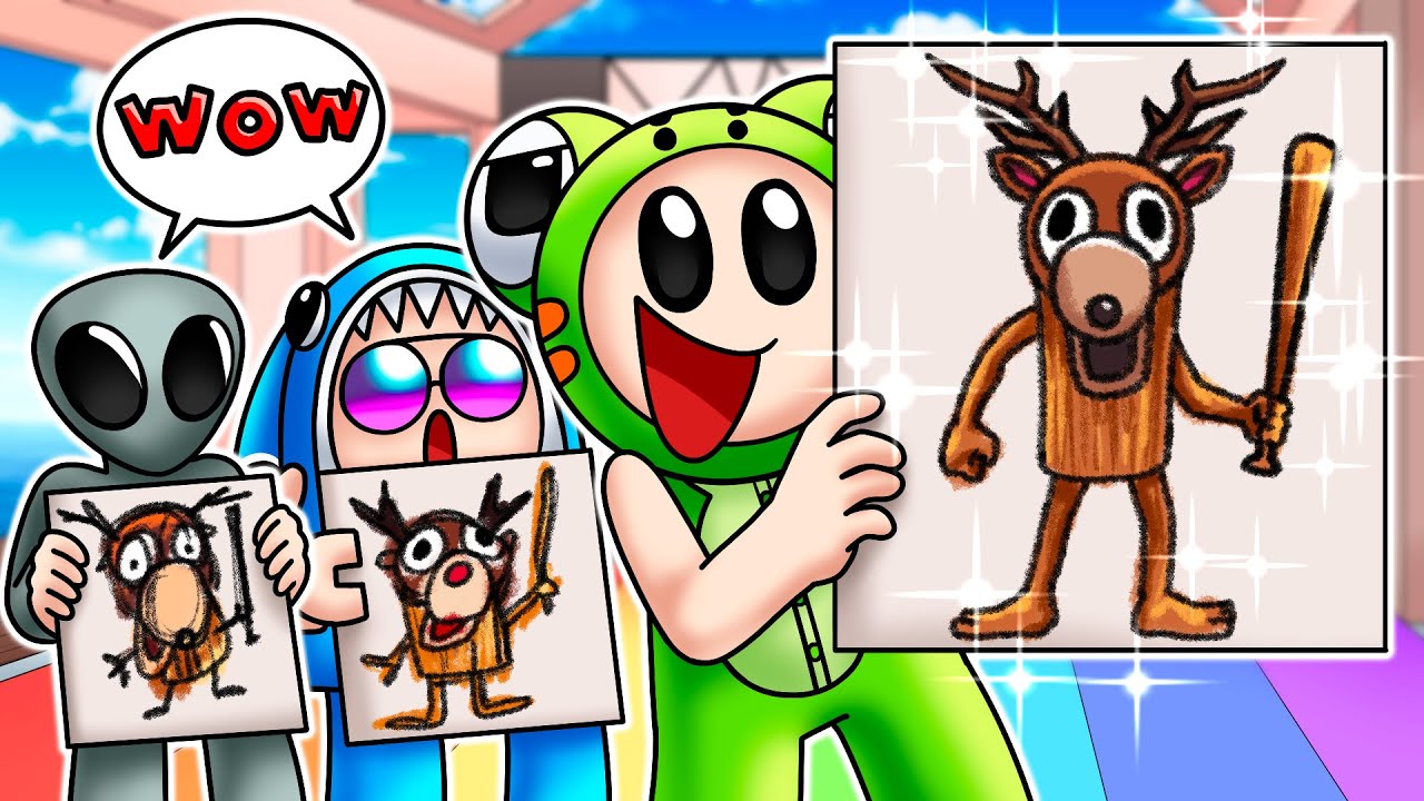 🦌 ทุกภาพต้องมีกวางปีศาจ! | Roblox: Speed Draw!