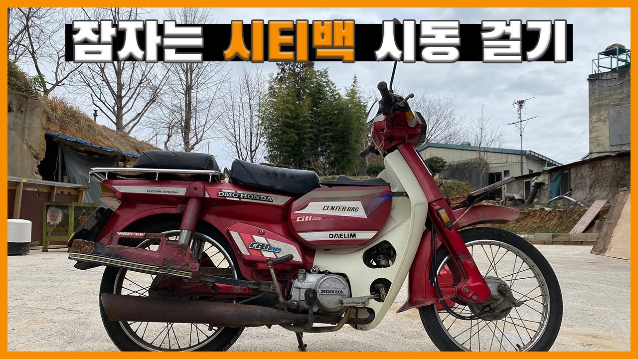 겨우내 잠잤던 citi100(시티백) 깨우기!