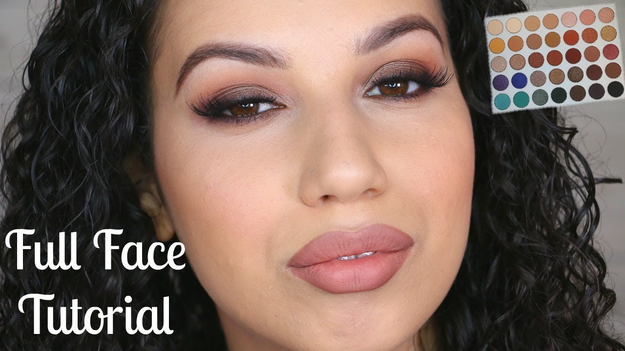 Shimmer Brown Eyes + Full Face (Jaclyn Hill x Morphe palette)| ChristineMUA