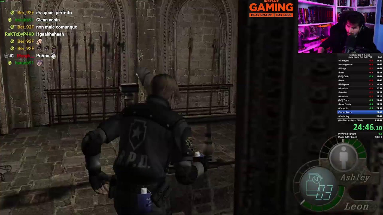 🏃 LIVE 🏃PUNTIAMO RECORD ITA  🏃 SPEEDRUN RE 4 OG 🏃 NG PRO 🏃