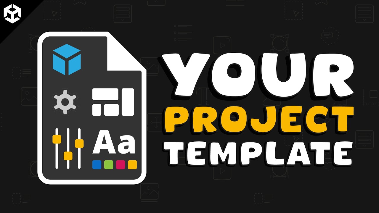 A better way to start new projects in Unity - working with your own template