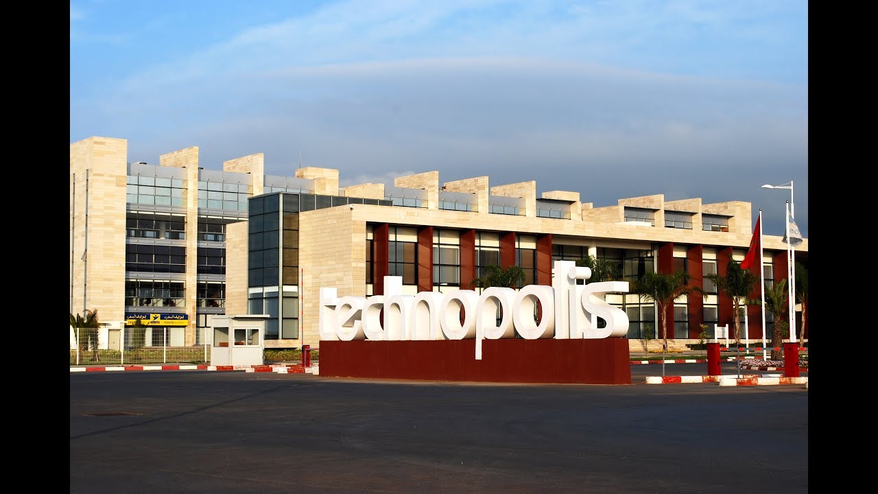 - تكنوبوليس -  المنطقة التي توجد بها أهم الشركات الأجنبية   2019  RABAT SALÉ  TECHNOPOLIS
