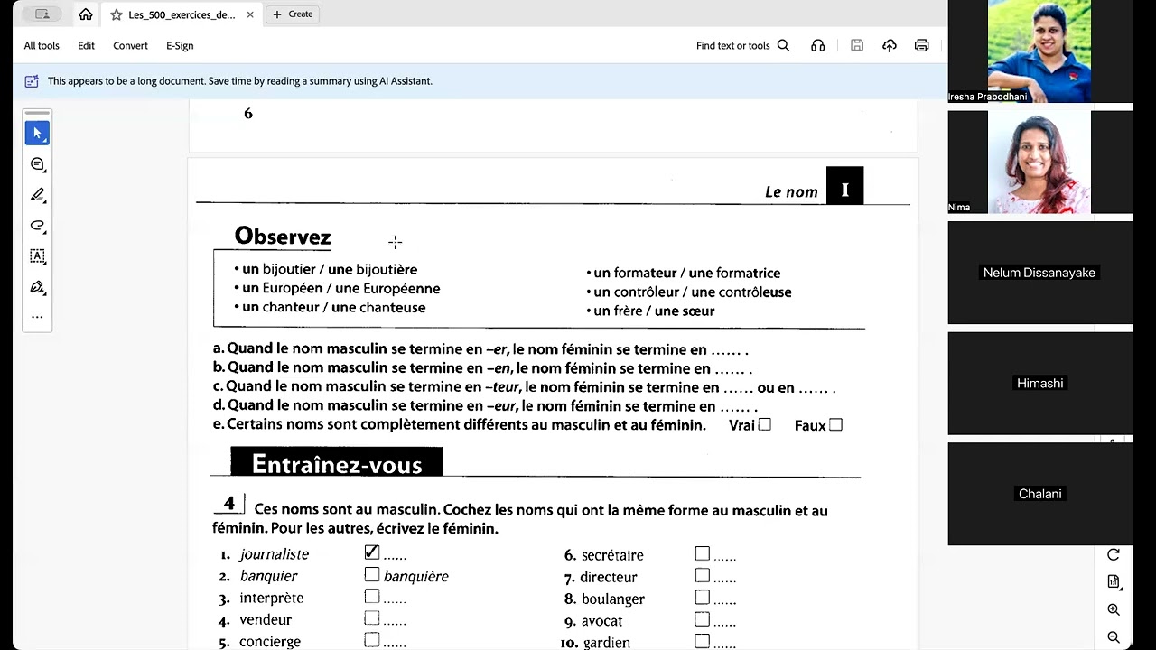 Learn French with a local Teacher : 02/01/2026