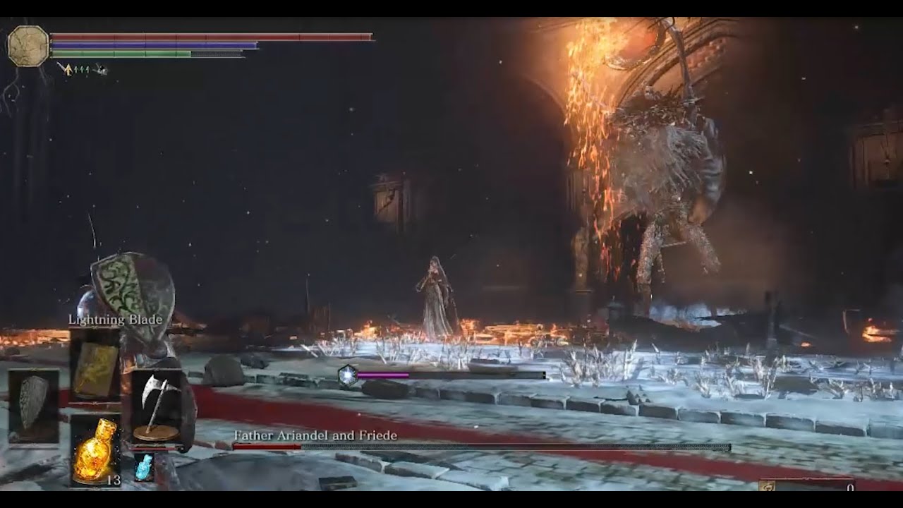 Sister Friede and Father Ariandel, No Hit - Vanilla Plus