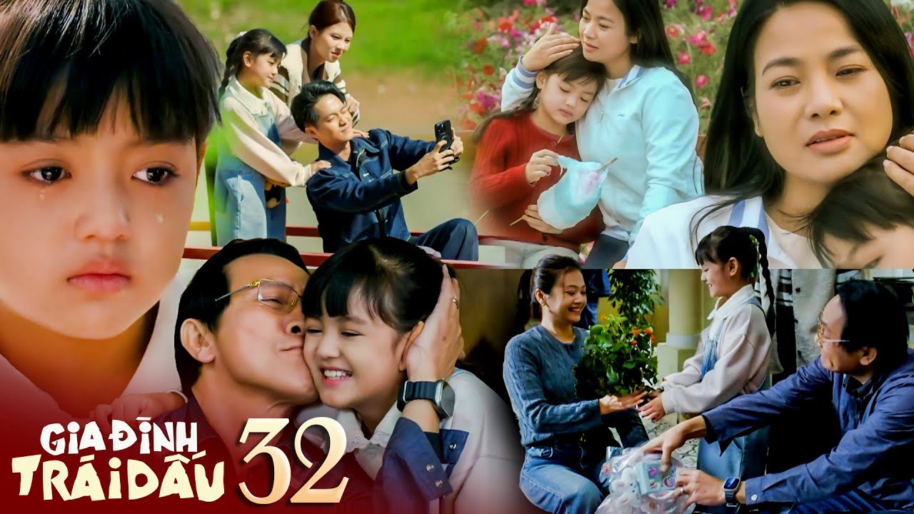 GIA ĐÌNH TRÁI DẤU tập 32 | Nhi khóc nhớ mẹ và sợ cả nhà bác Ánh sẽ quên mất mình sau khi chia tay
