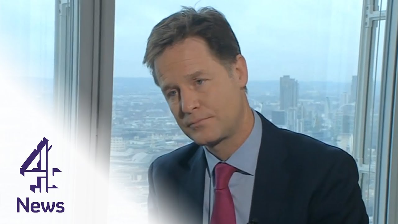 Nick Clegg: Tuition fees deal 'was fairest I could get' | Channel 4 News