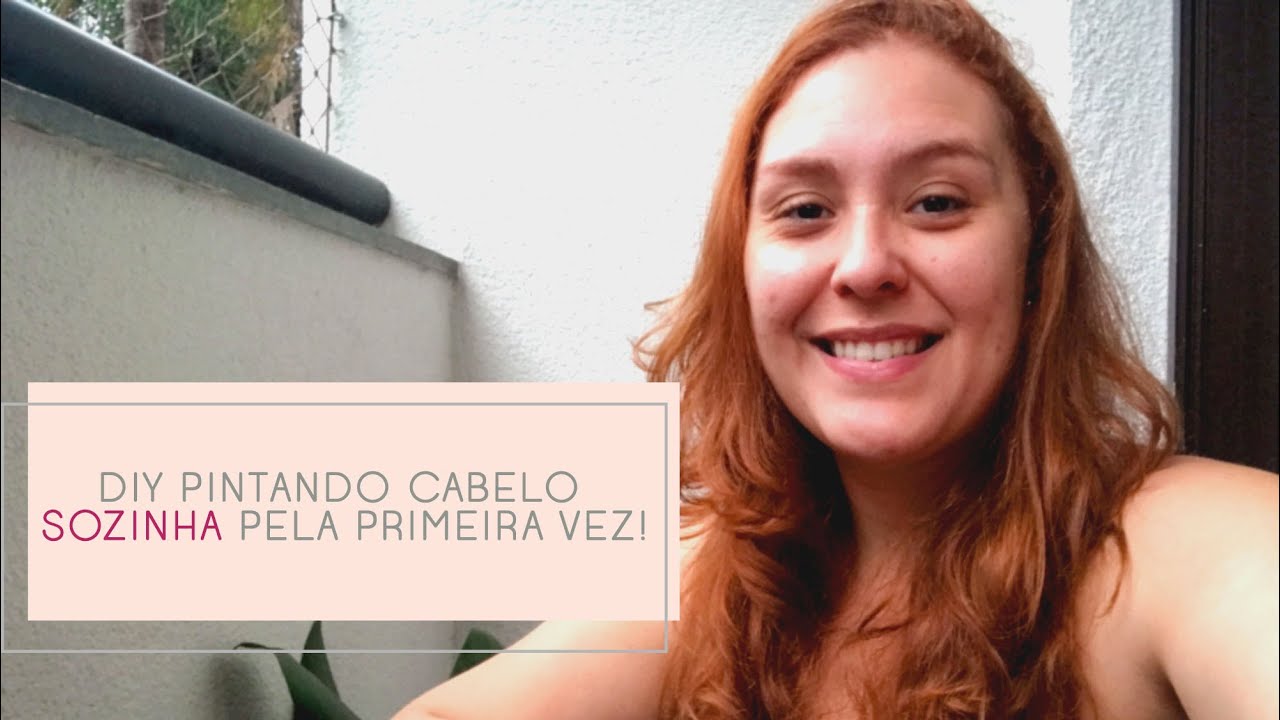 DIY - Pintando cabelo sozinha em casa pela primeira vez (Ruivo Majirel 7.4) | Steh Barbosa