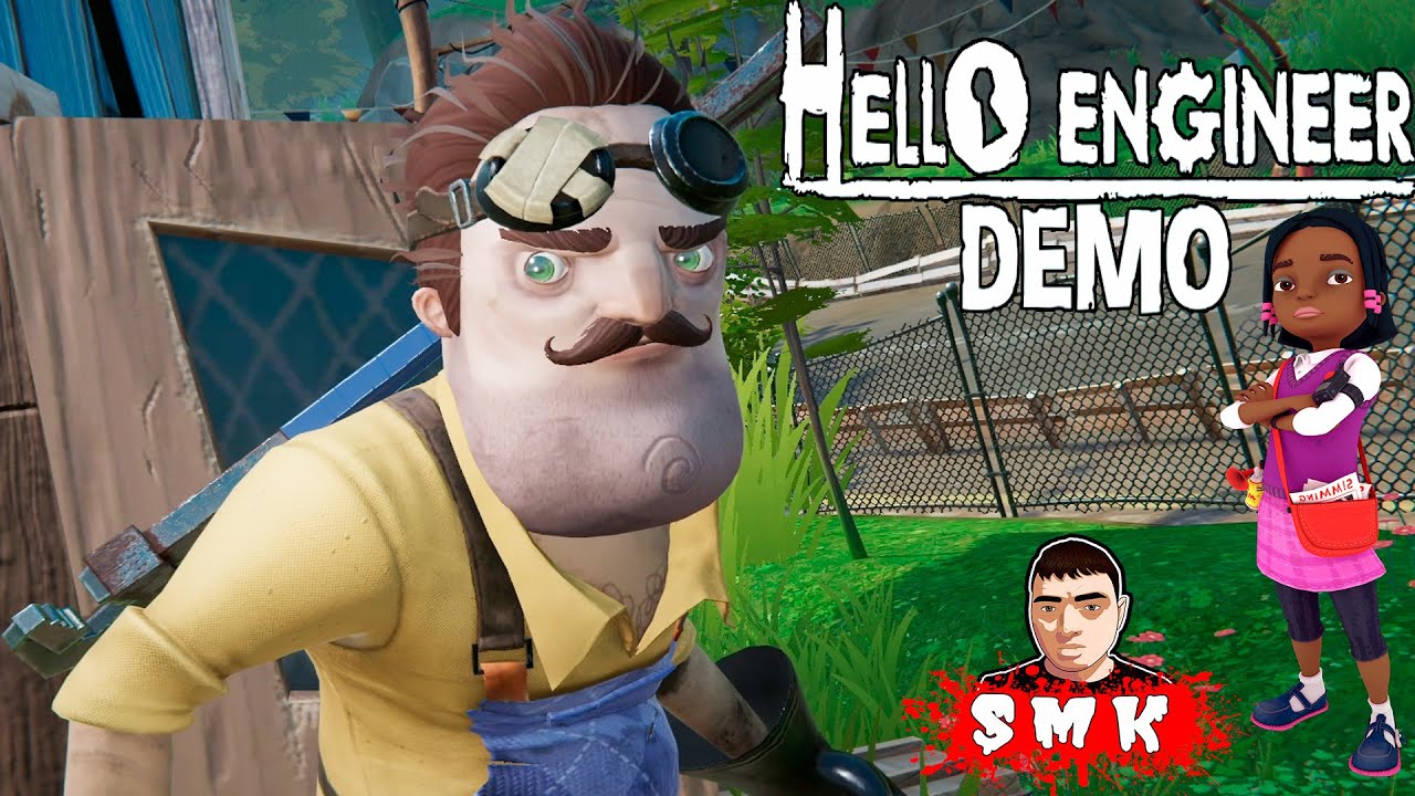 ШОУ ПРИВЕТ СОСЕД!ВАСИЛИЧ СТАЛ ГОНЩИКОМ!ИГРА HELLO ENGINEER DEMO В STEAM ПРОХОЖДЕНИЕ!ПРИВЕТ ИНЖЕНЕР!
