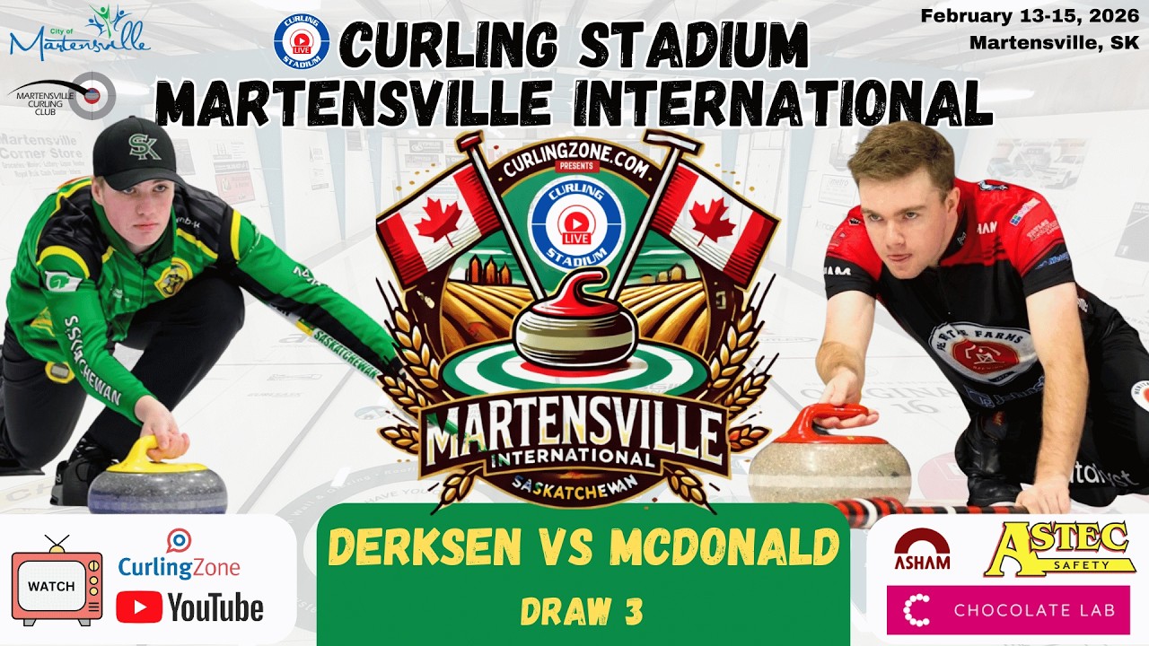 FEATURE: Jordon McDonald vs. Dylan Derksen - Draw 3 - Curling Stadium Martensville International [4]