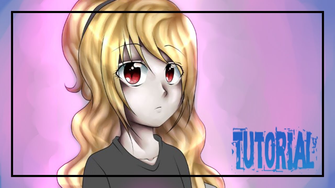 Tutorial - c&oacute;mo pintar cabello RUBIO en PAINT TOOL SAI con MOUSE