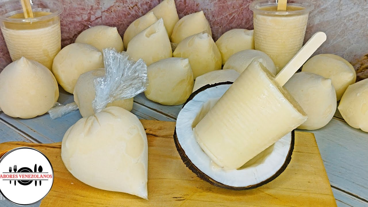 INCREÍBLE RECETA DE HELADO DE TETA DE COCO [ MUY FÁCIL GENERA INGRESOS EXTRAS ] @SABORES VENEZOLANOS
