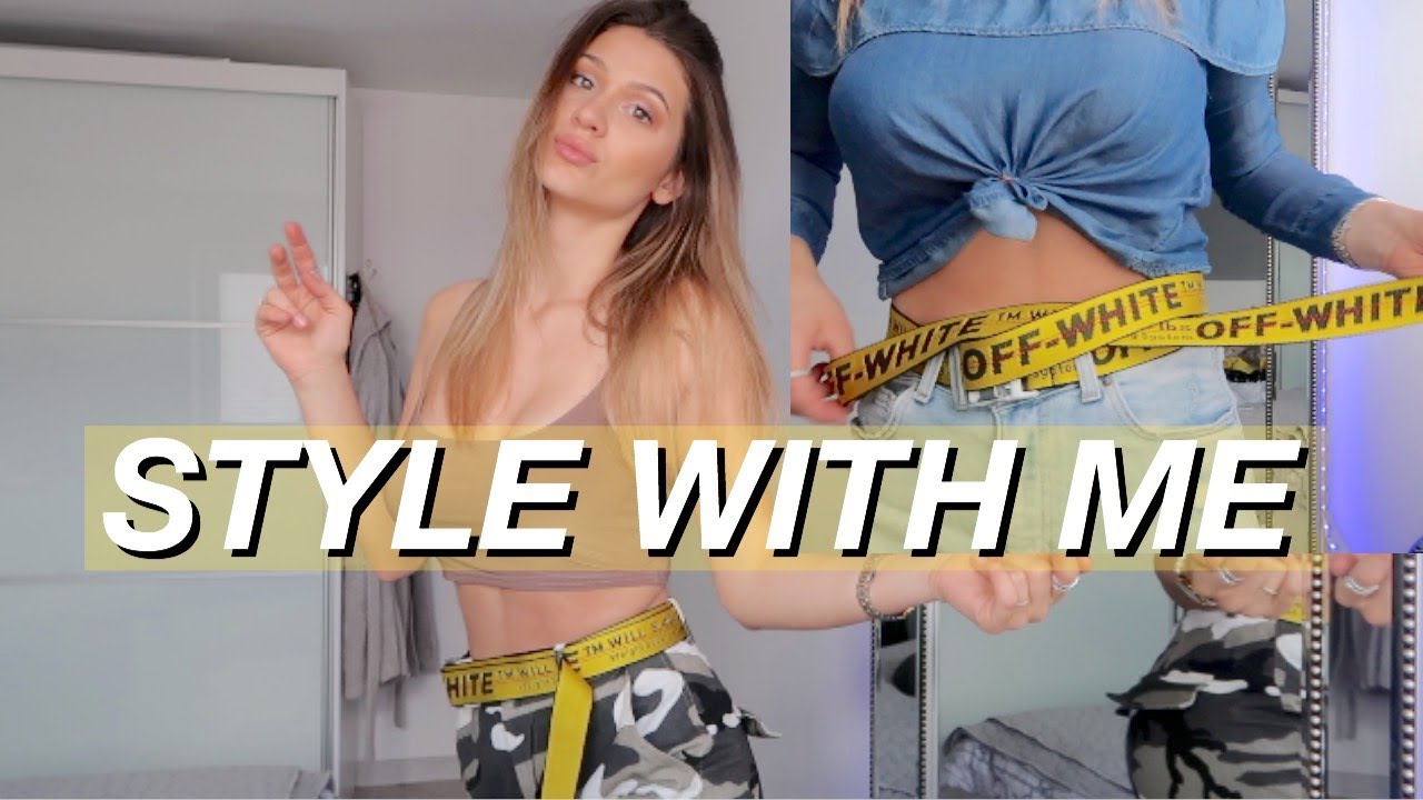 How to style the OFF WHITE BELT | 5 outfit ideas ♡