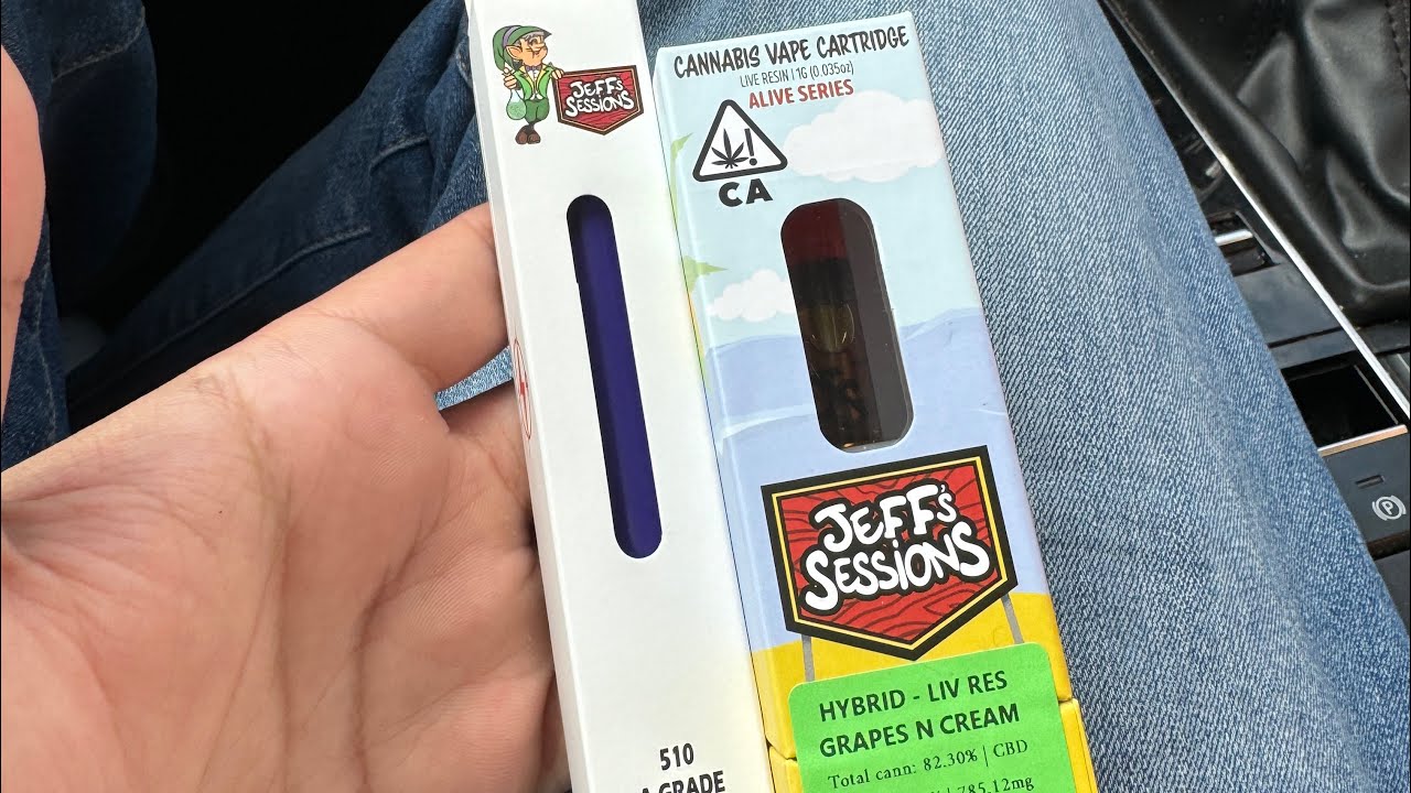 GRAPES N CREAM Live Resin Cart By Jeff's Sessions | OFF THE RADAR REVIEWS