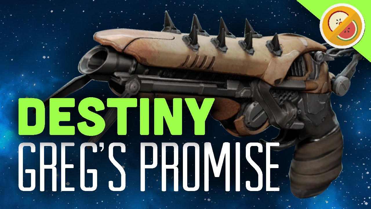 DESTINY Dreg's Promise Fully Upgraded Exotic Sidearm Review (House of Wolves DLC)