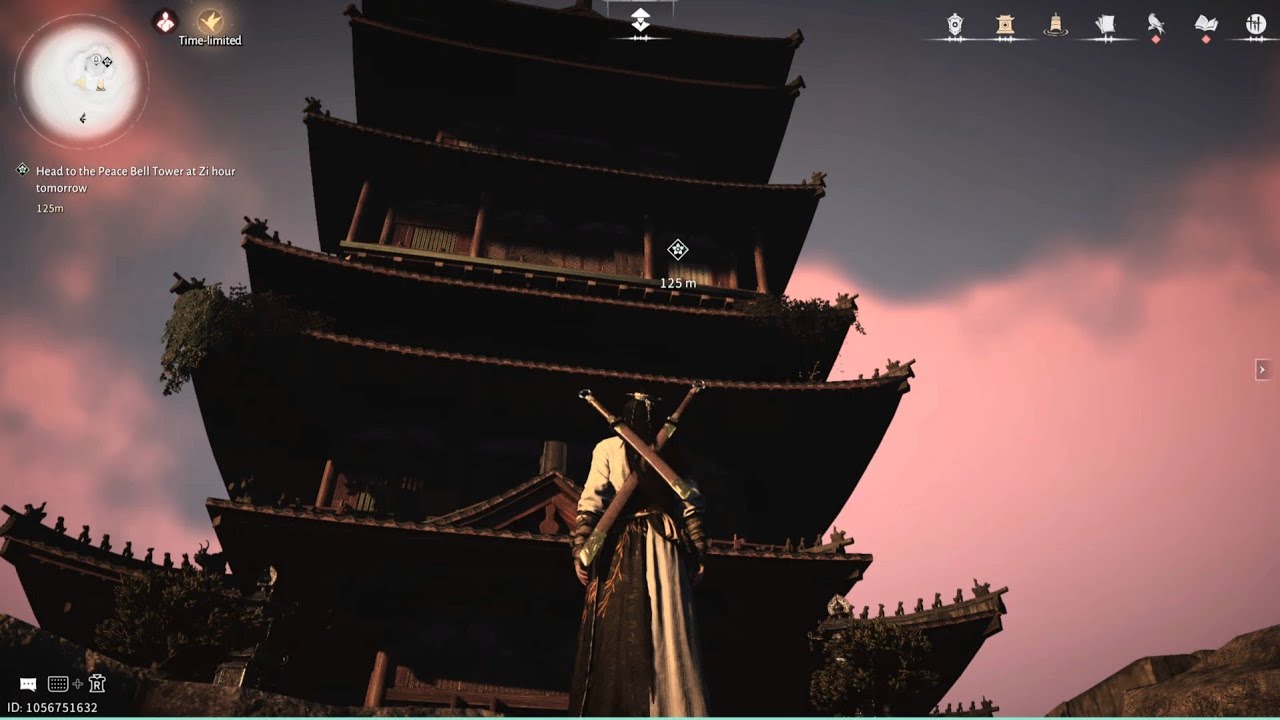 heading to the peace bell tower at zi hour tomorrow where winds meet