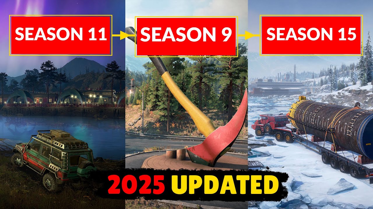 Best Order To Play SnowRunner Regions *2025 UPDATED* Seasons 1-15