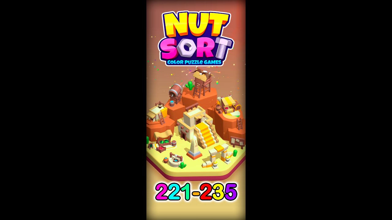 Nut Sort Color Puzzle Games: 221-235
