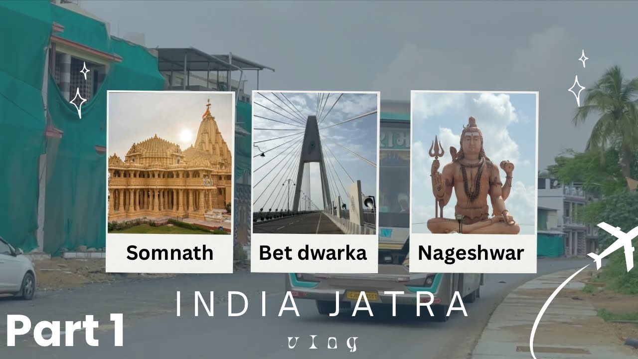 India jatra ni safar//part1#vlog #indiavlogsvideo #jartra#dwarkadhish #somnath #nageshwar
