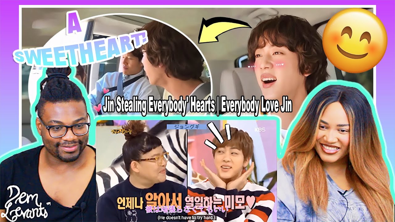 Jin Stealing Everybody's Hearts | Everybody Love Jin | REACTION