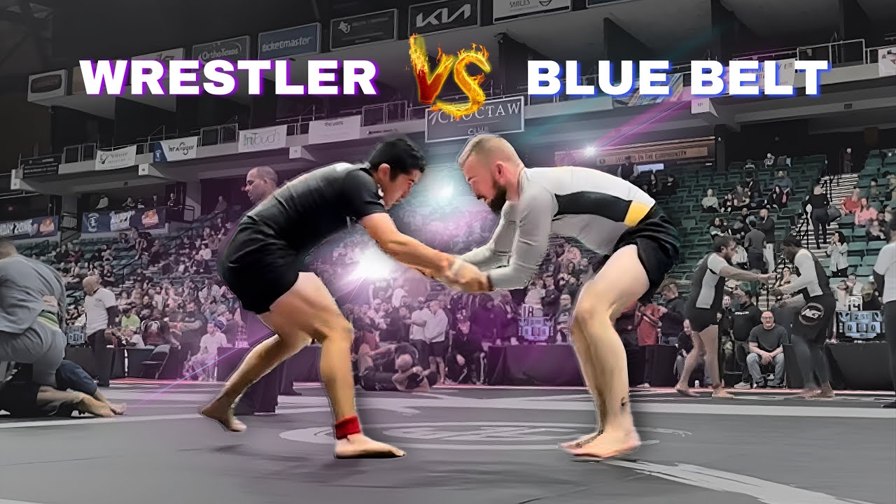 BJJ Blue Belt vs Wrestler Purple Belt (2023)