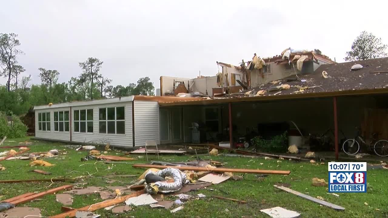 Extensive damage to homes in Slidell's French Branch Subdivision