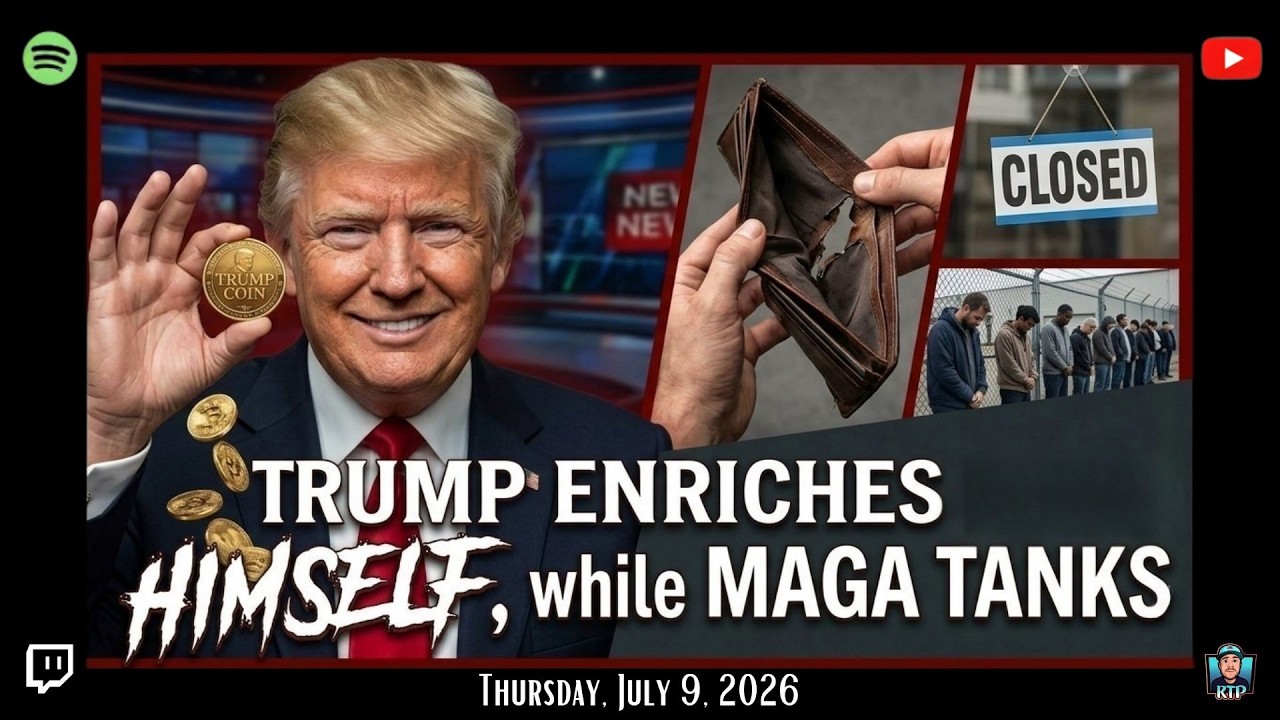 Trump Enriches Himself While MAGA Tanks