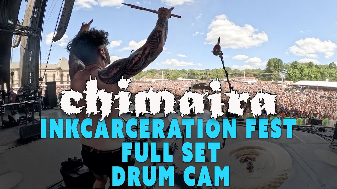 Chimaira - Inkcarceration Fest 2024 Full Set | Live Drum Cam by Austin D'Amond
