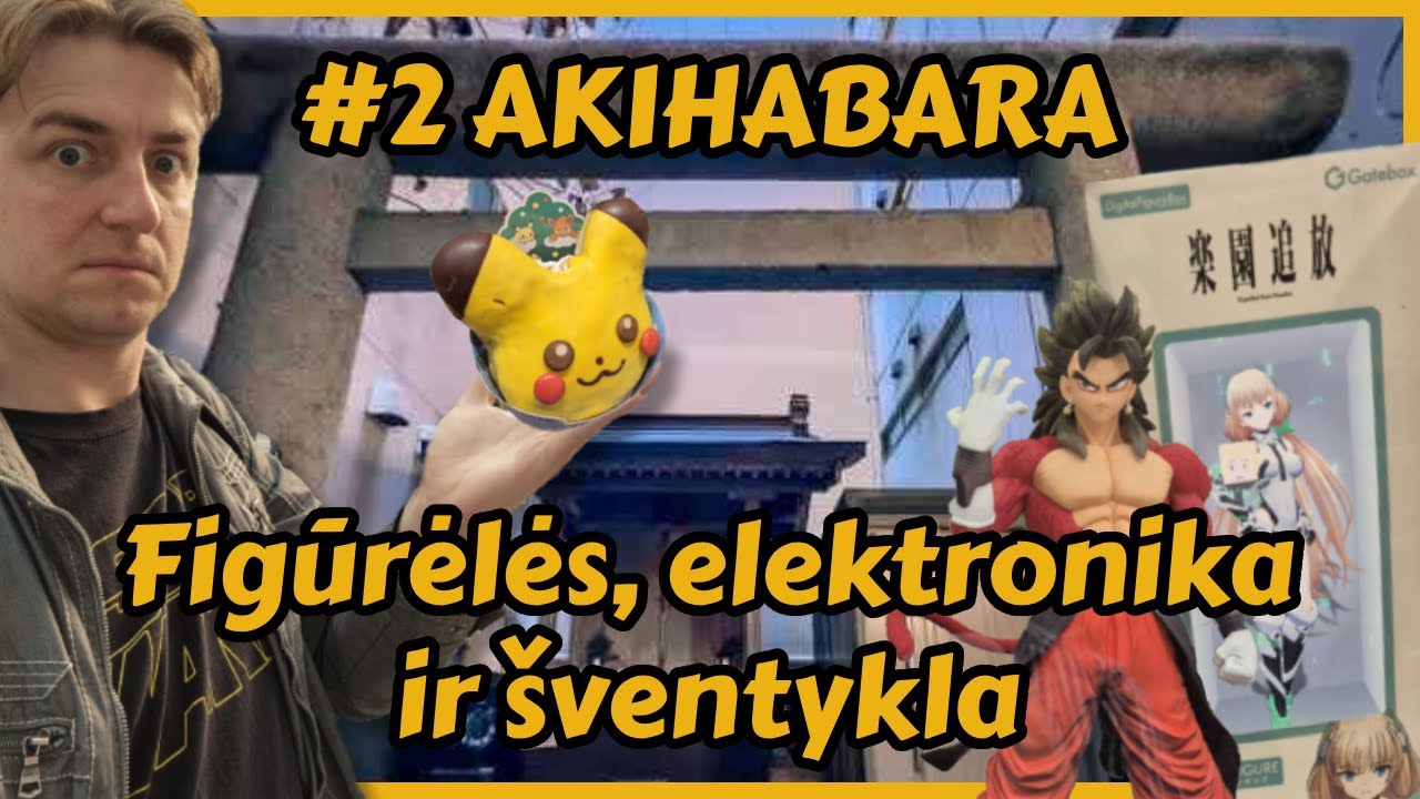 Epizodas #2 Akihabara, Pikačiu Spurgos, Paslėpta tarp Aparatų Šventykla ir tonos Anime Figūrėlių.