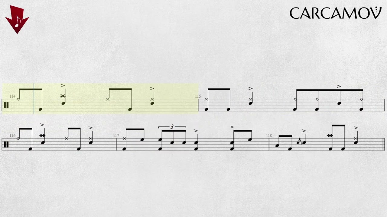 SOUNDGARDEN - Rusty Cage | ISOLATED DRUM COVER + PDF SCORE 📄