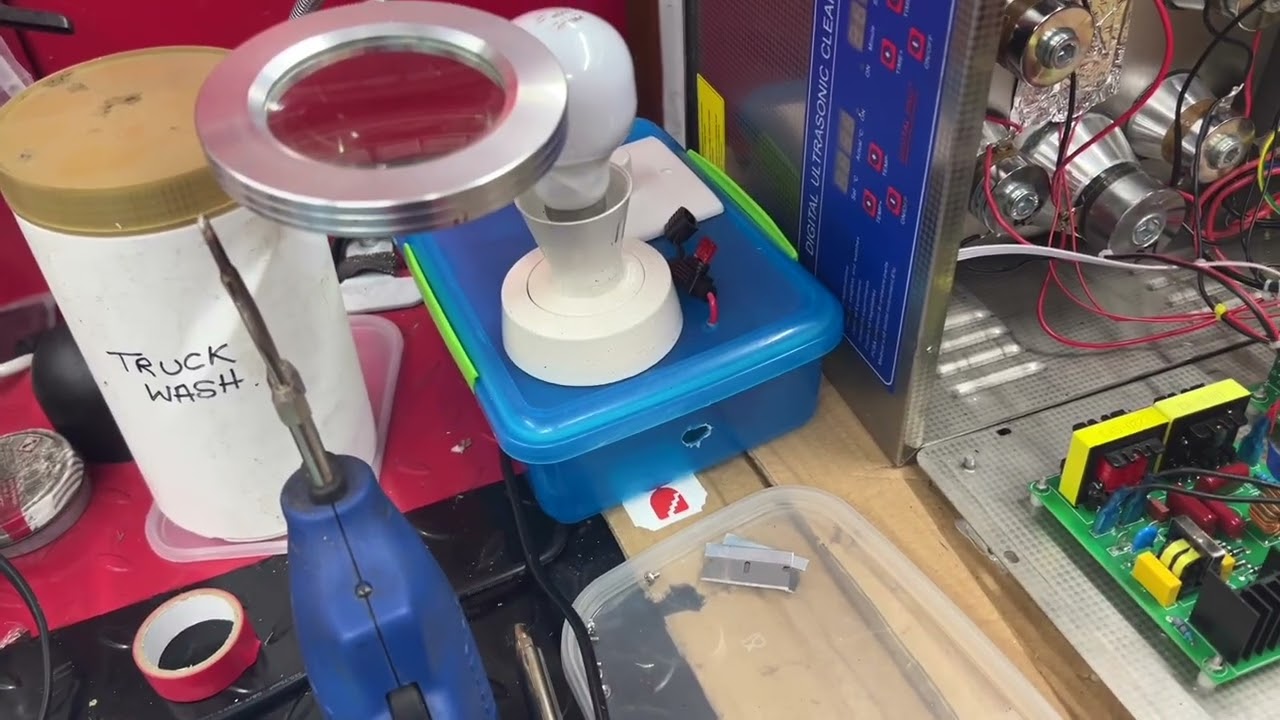 ￼ Ultrasonic cleaner resurrection with upgrades!
