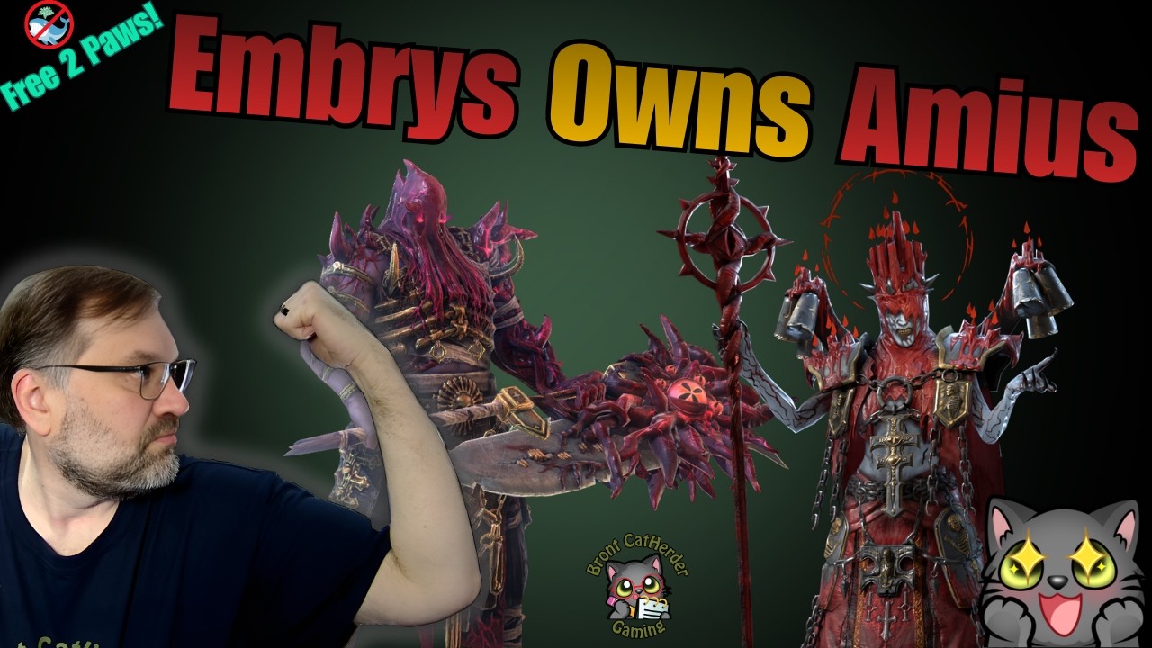 F2P Embrys Owns Amius: Dominate Raid's Toughest Boss - Raid Shadow Legends