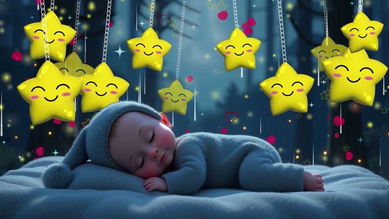Baby Sleep Music💤Baby Fall Asleep Instantly & Overcome Insomnia in 3 Min 🍼 Mozart & Brahms Lullabies