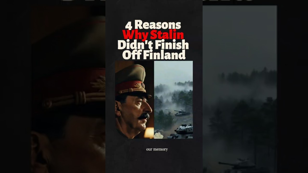 4 Reasons Why Stalin Didn't Finish Off Finland in the Summer of 1944 #historyfacts
