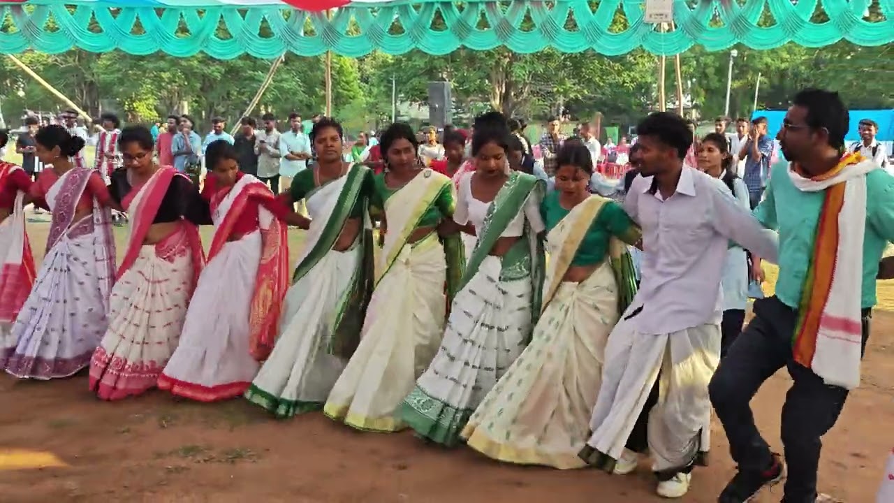 TATA college Mage porob festival 24 march 2025 clip (1) #chaibasa #dance #tribal #tribalmusic