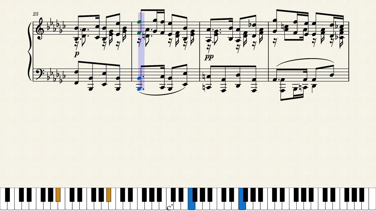 Wiegenlied List B1 LCM Grade 7 piano (2021-2024)