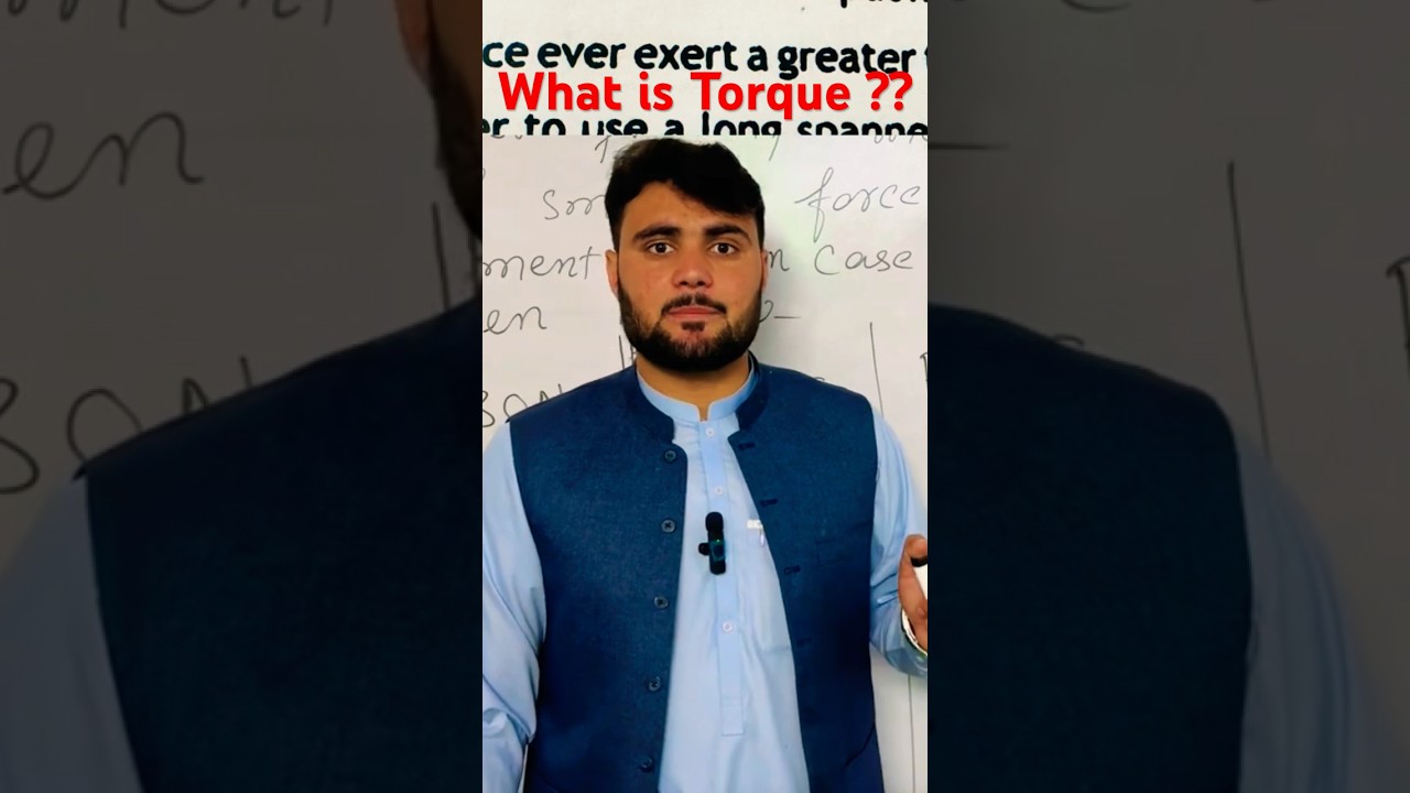 What is torque #education #physics #pashto #9thclass #funphysics #9thphysics