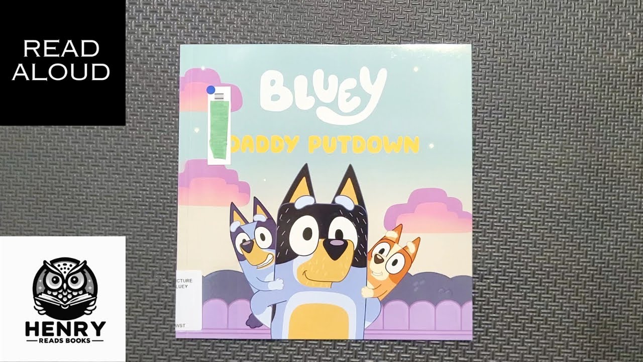 As Soon As #Mum Leaves, Bluey Misses Her | Henry Reads Bluey: Daddy Putdown! | Read Aloud Kids Books
