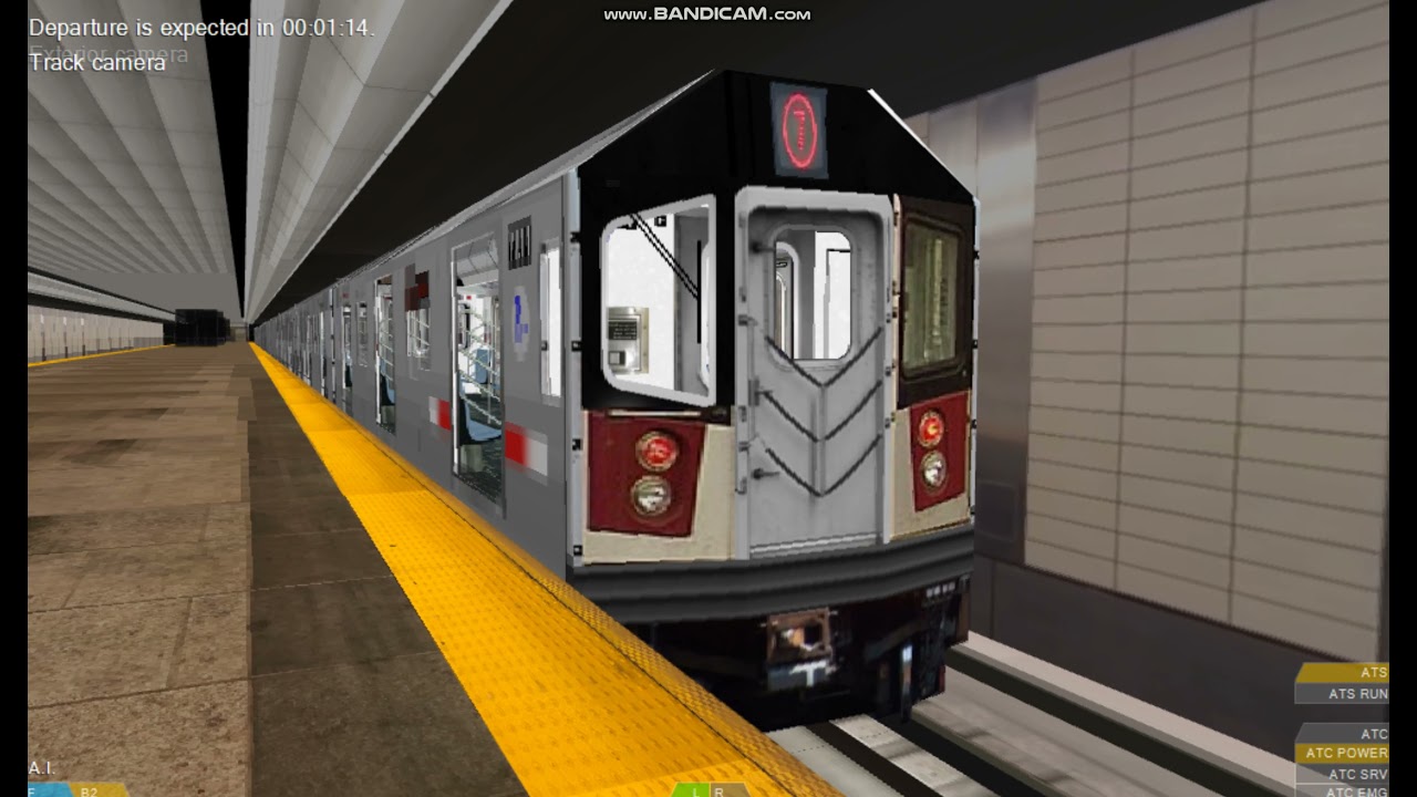 OpenBve R142A 7 Train  Arriving And Departing At 34th Street Hudson Yard