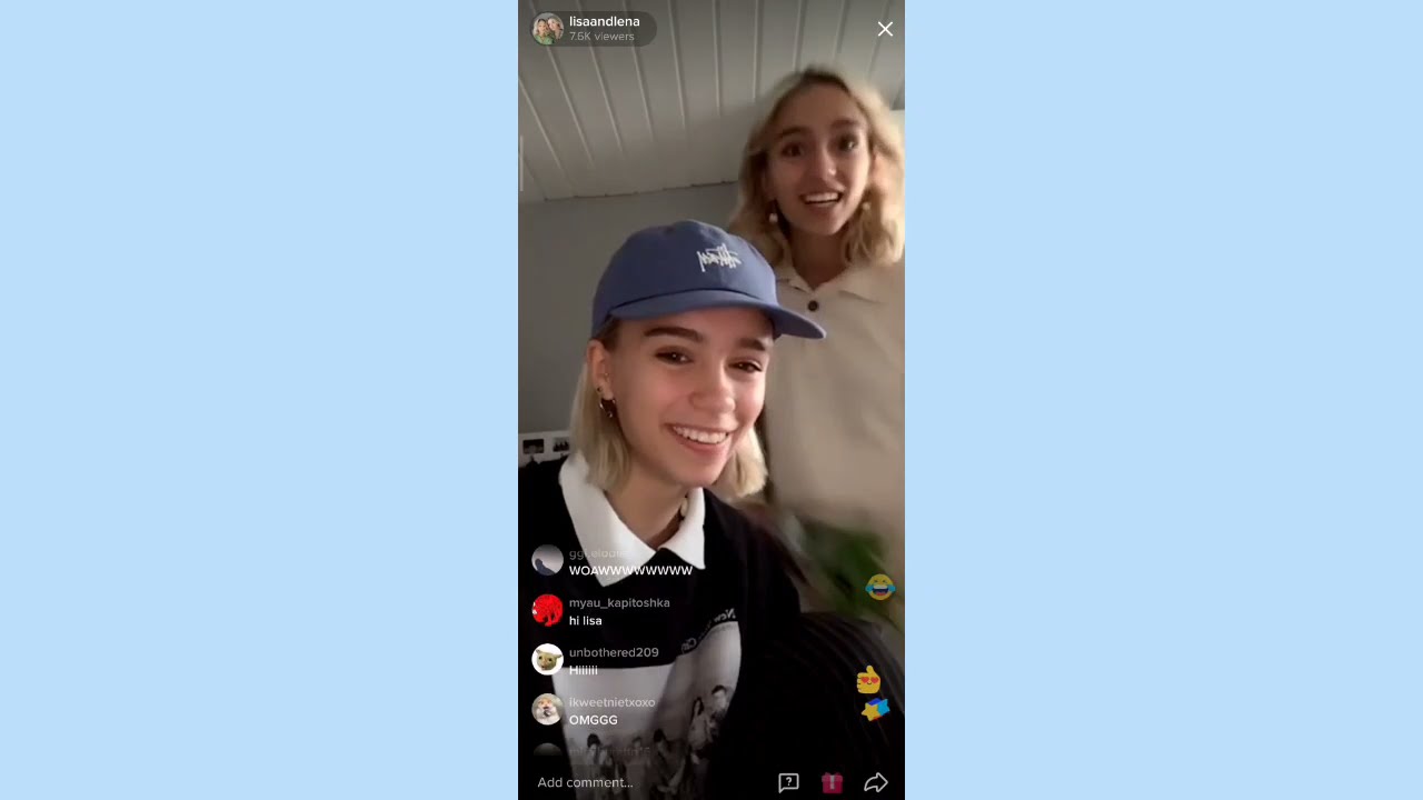 lisaandlena live 19.03💙
