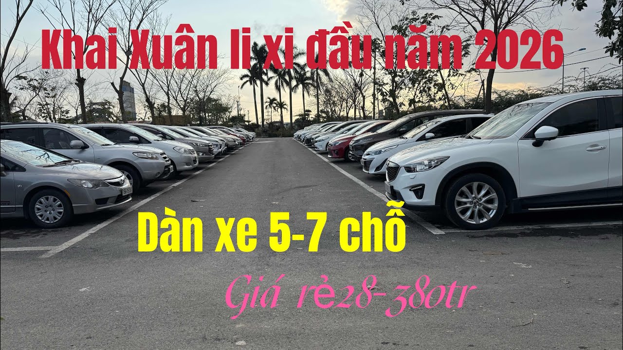 Khai Xuân Lộc  đầu năm dàn xe 5-7 chỗ máy dầu,xăng giá rẻ 25-380tr.LH:0936025998
