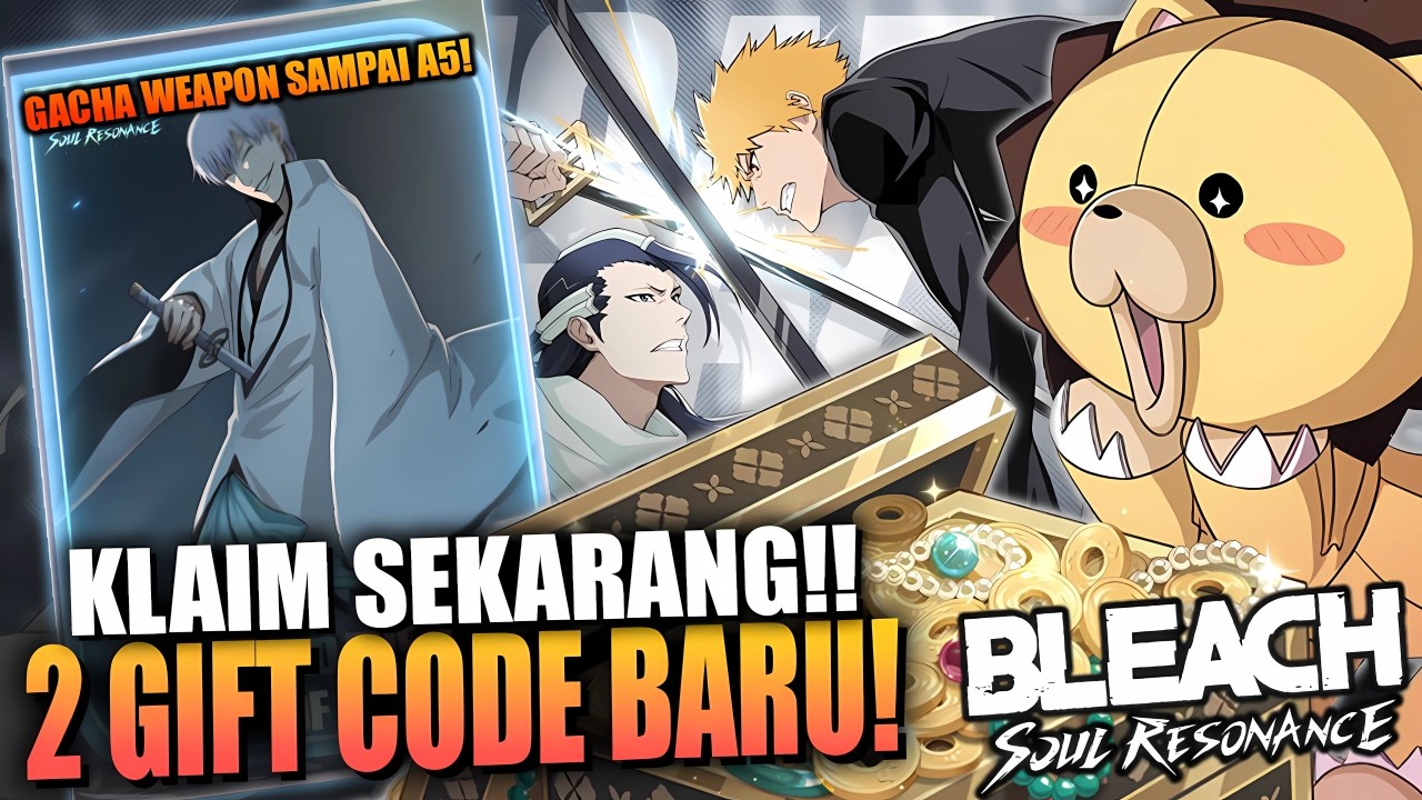 KLAIM SEKARANG! 2 GIFT CODE BARU LUNAR NEW YEAR + GACHA WEAPON TEMBUS A5?! - BLEACH: SOUL RESONANCE