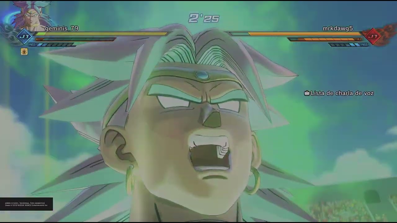 DRAGON BALL XENOVERSE 2 Broly vs Goku