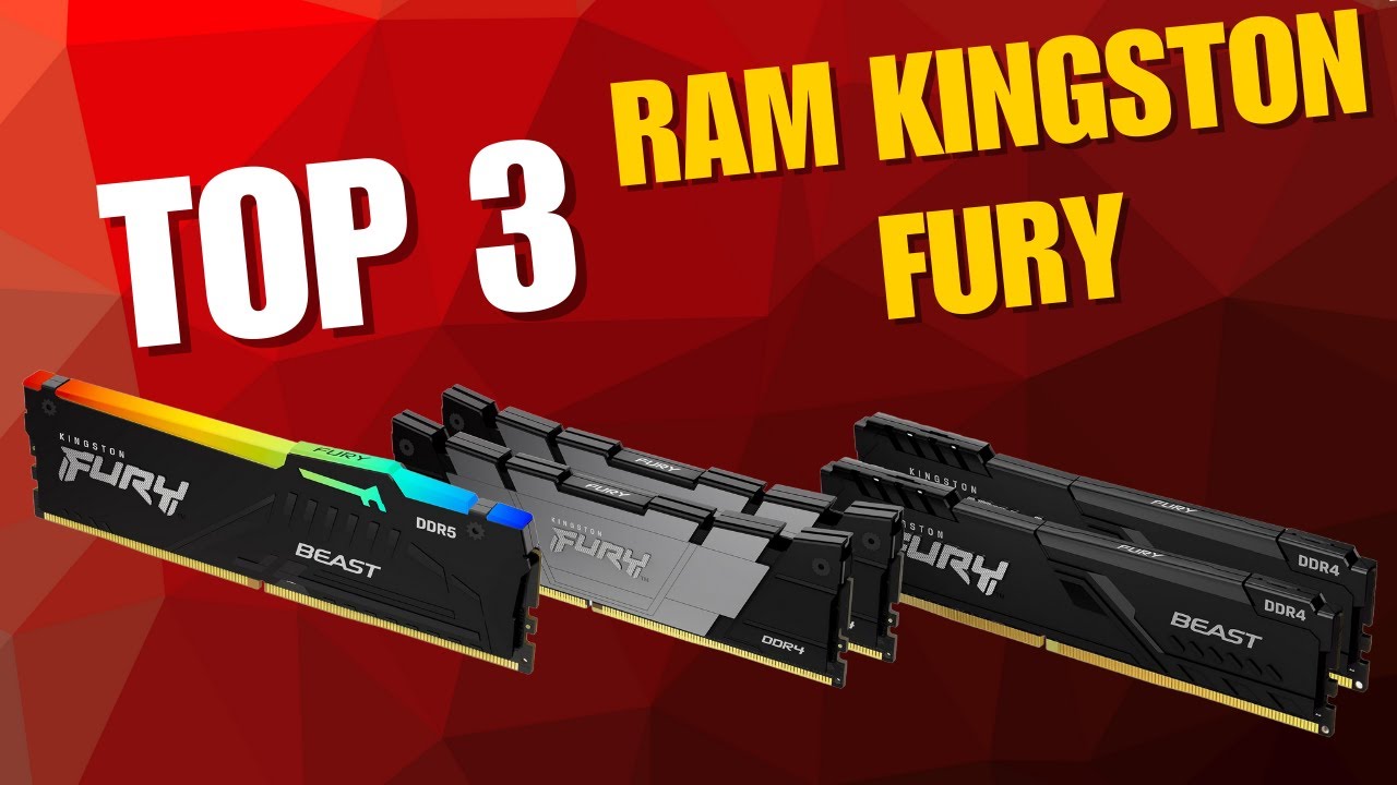 TOP 3 Meilleures RAM Kingston FURY pour PC Gamer