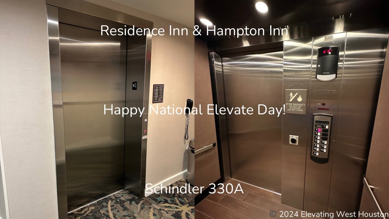 Happy National Elevate Day! Schindler 330A Elevators | Hotels in West Houston, TX
