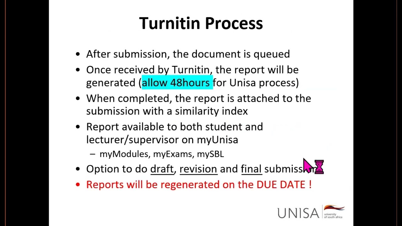Honours and Postgraduate Diplomas Research Training Workshop - Turnitin