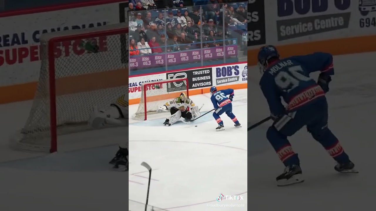 Sudbury Wolves Goal￼ #ohl #hockey ￼