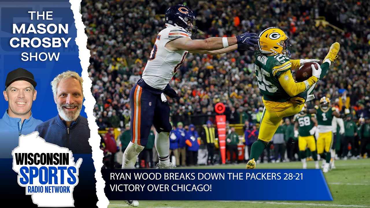Ryan Wood Joins The Mason Crosby Show After The Packers Top The Bears in Lambeau!