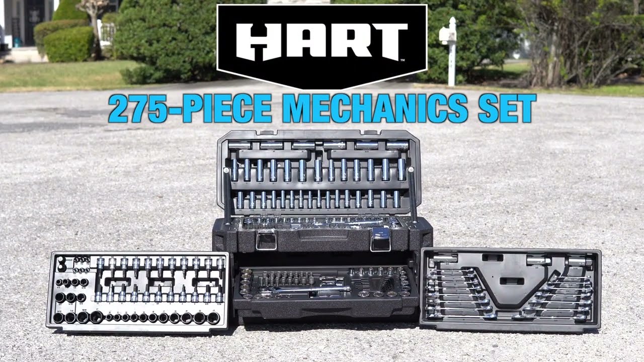 Best Mechanics Tool Set at WalMart | HART 275 PC Set Review