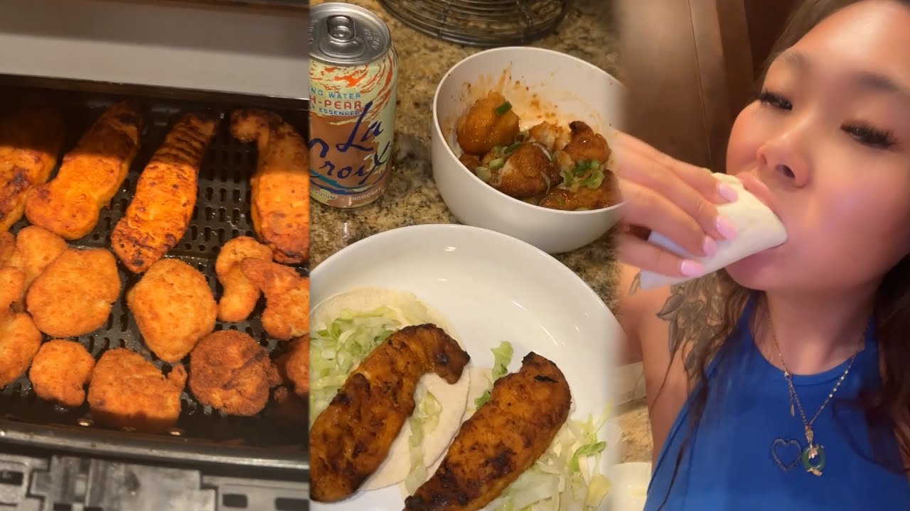 LETS MAKE SOME DINNER! Sprouts Hot Honey Chicken Tender Wraps!